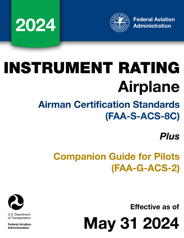 Instrument Rating – Airplane Airman Certification Standards FAA-S-ACS-8C