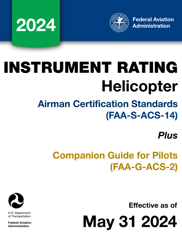 Instrument Rating – Helicopter Airman Certification Standards FAA-S-ACS-14